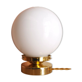 Lampe à poser vintage en opaline
