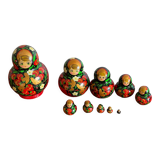 Series of 9 Matryoshka dolls