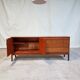 Vtg Mid Century 60s Tola Teak Sideboard Danish Italian Design Retro