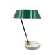 Mid-century green table lamp, Stilux Milano Italy, 1960s