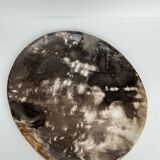 Dish in petrified wood