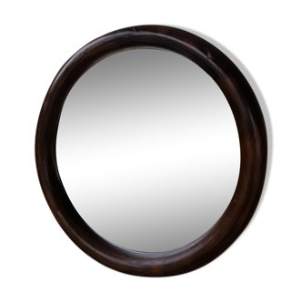 Bamboo round mirror 1970 45cm