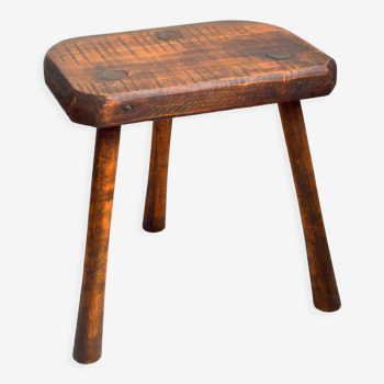 Tabouret de traite tripode