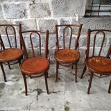 Series of four bistro chairs