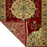 Anatolian handmade vintage rug 244 cm x 145 cm