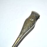 Pince à sucre en métal argenté vintage