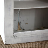 Patinated wooden cabinet