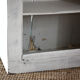 Patinated wooden cabinet