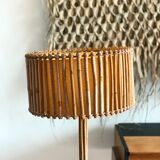 Vintage rattan lamppost