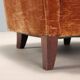 Vintage velvet armchair design Italy 1940s-1950s