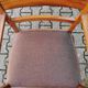 Vintage Scandinavian armchair wood fabric 60's