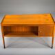 Scandinavian modern teak writing desk attributed to H. Brockmann Petersen for Poul M. Jessen, 1960s