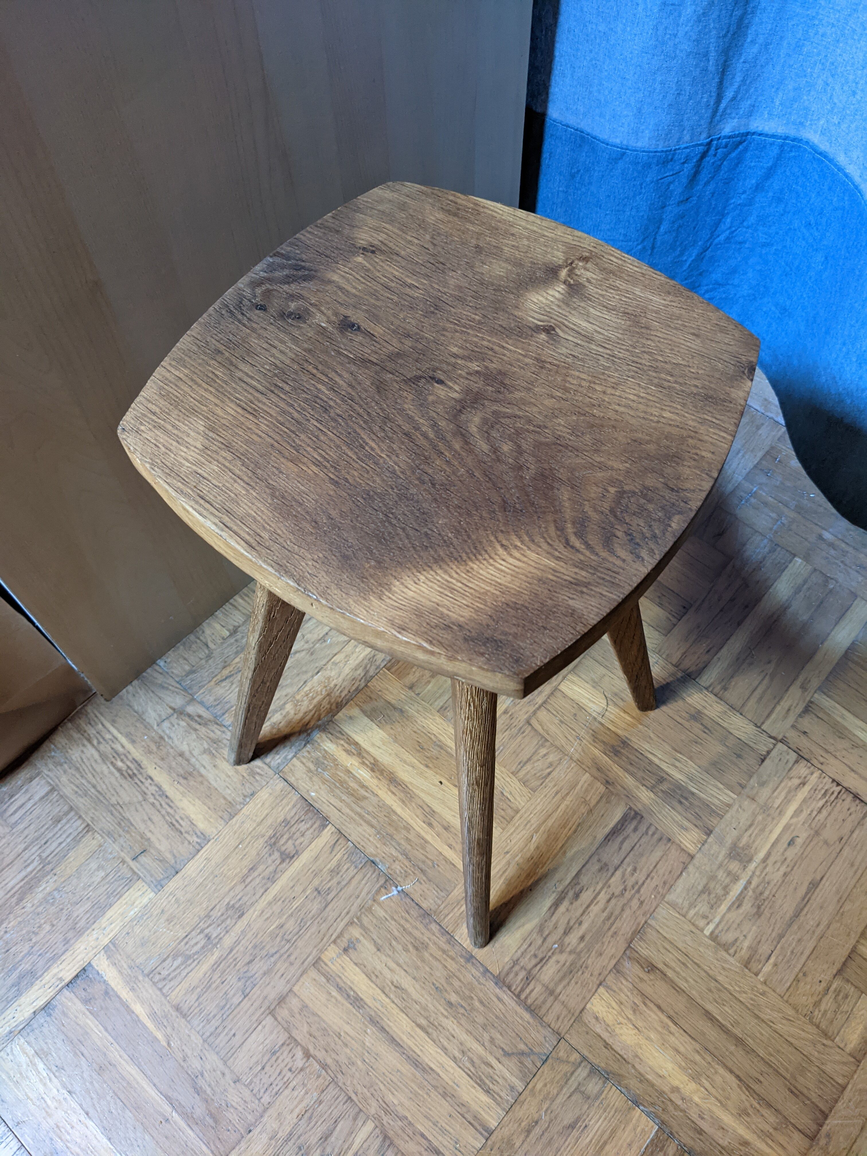 Vintage compass foot stool