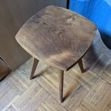 Tabouret pieds compas vintage