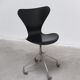1st edition '3117' swivel desk chair by Arne Jacobsen for Fritz Hansen, 1955