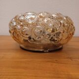 Plafonnier Helena Tynell verre fumé - modèle escargot 60/70