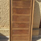 Walnut bevelled mirror 1900