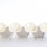 4 fauteuils DAX Eames années 60' Herman Miller mobilier international