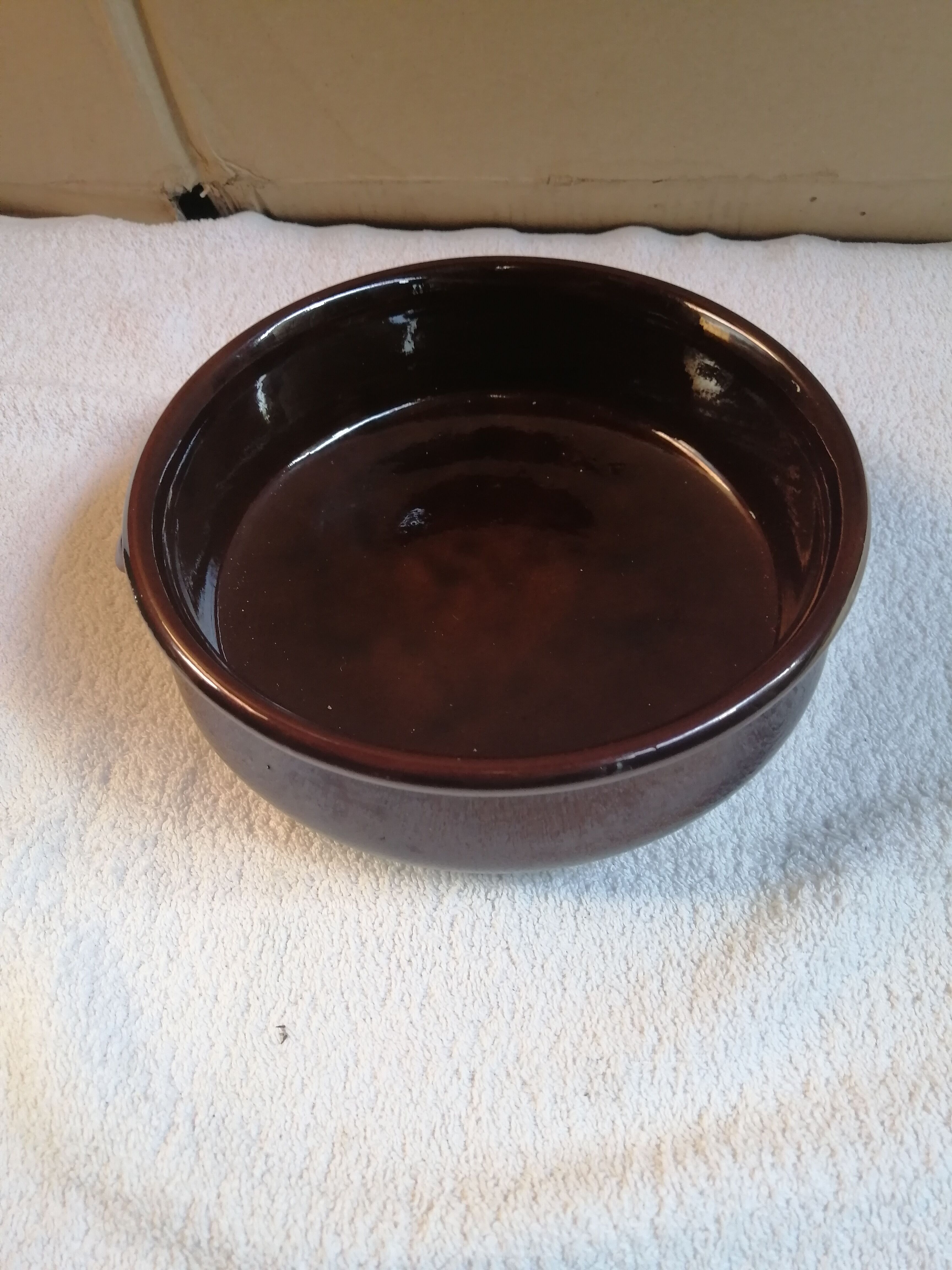 Terracotta dish
