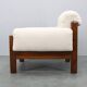 Mid-century restored bouclé armchair, Czechoslovakia 1970s