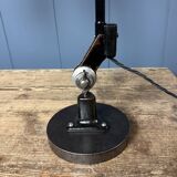 Rademacher black table lamp with enamel shade