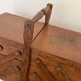 Vintage sewing worker