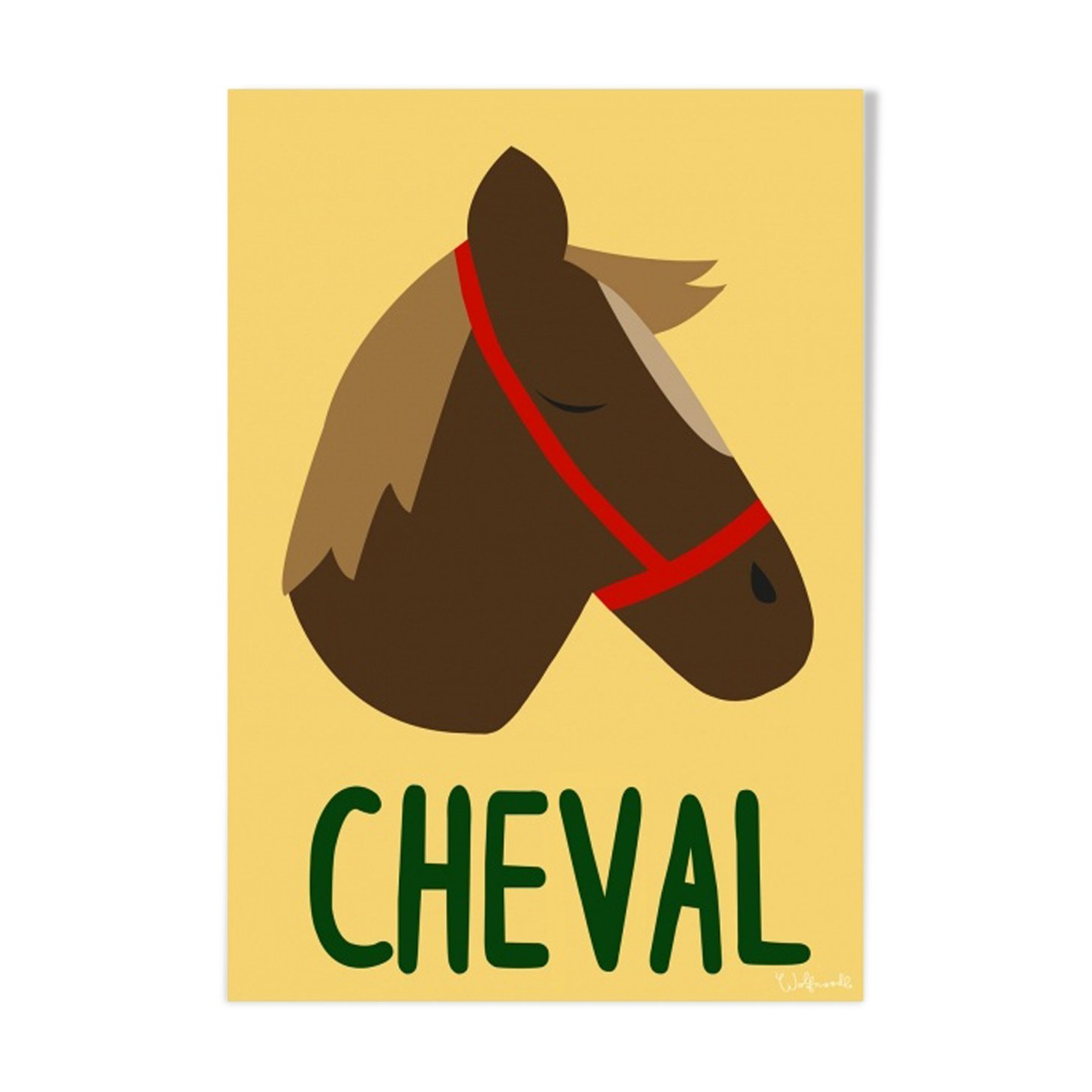 Poster kids Horse - A3