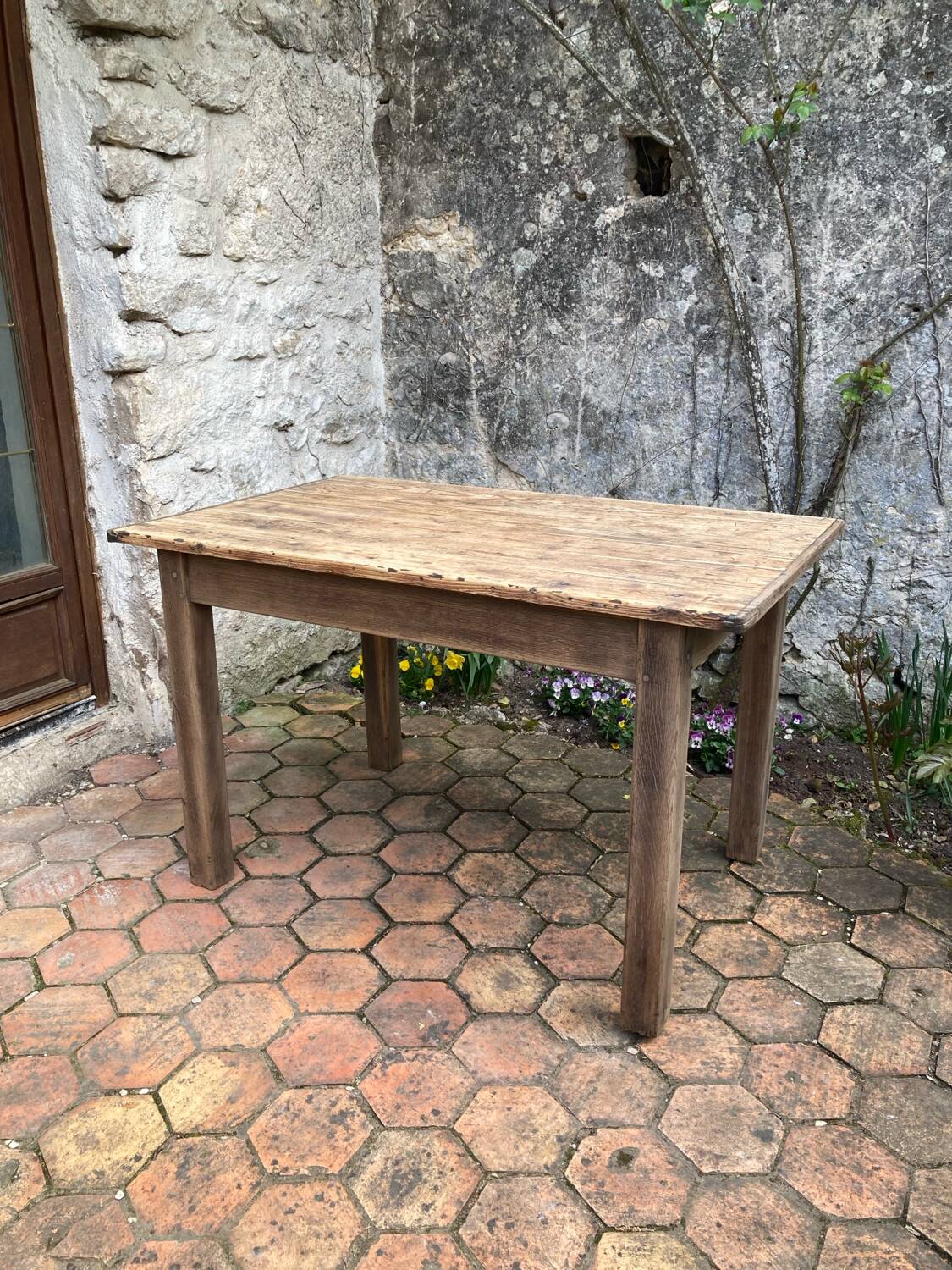 Old farmhouse table