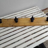 Coat rack in turned wood