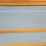 Vintage blue and wood dresser
