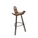 Vintage Spanish Brutalist 'Marbella' stool by Confonorm from the 1970s