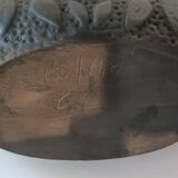 Zoomorphic vase with double birds in black clay from Marginea, Romania.