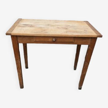 Table de ferme, bureau, console en bois
