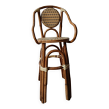 Rattan high chair for children