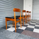 Lot de 4 chaises danoises en teck