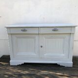 Large Parisian buffet gray putty