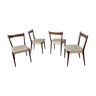 Teak S2 dining chairs by Alfred Hendrickx for Belform 1960s