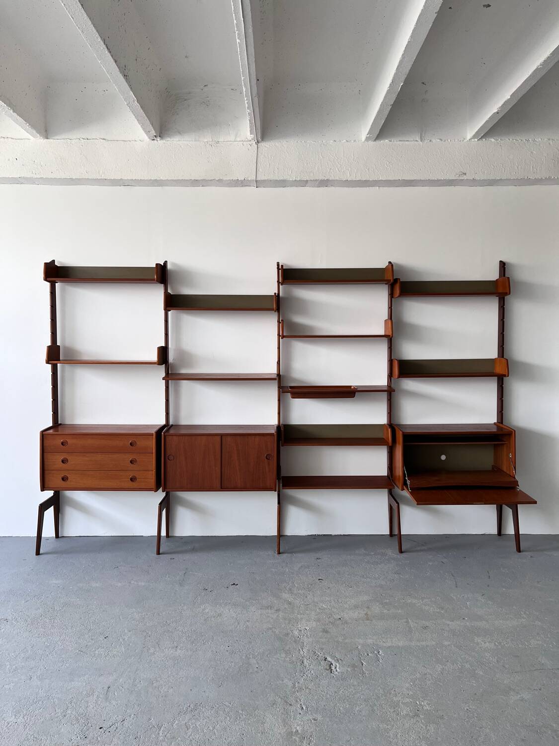 Scandinavian Mid Century Teak Bookcase, Norway 1960’s