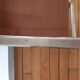 Fauteuil pliant en cuir