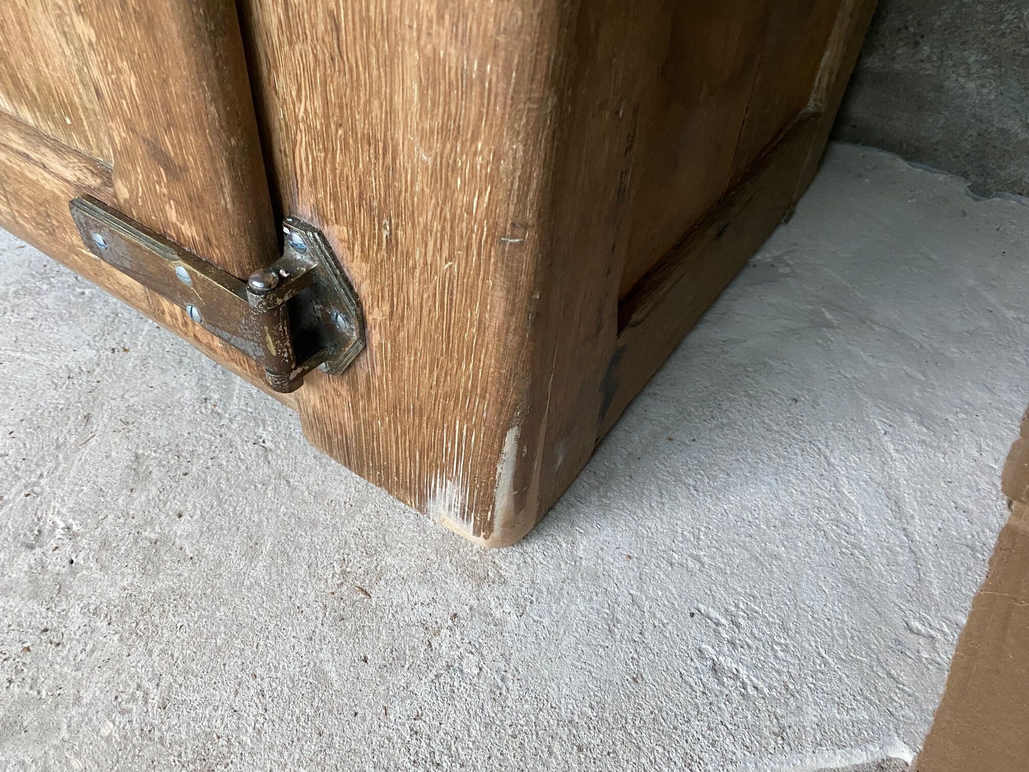 Craft furniture Fridge cooler oak bar from the 30s