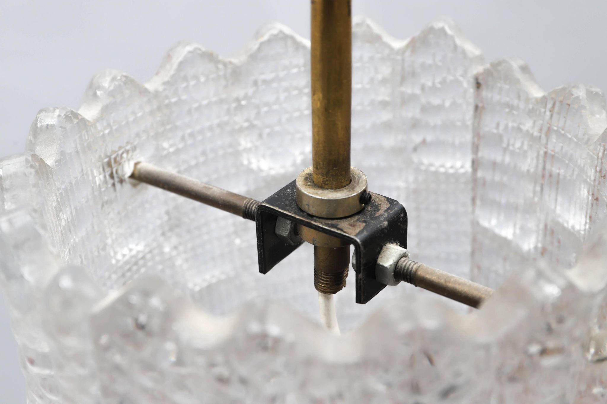 Glass pendant by Carl Fagerlund for Orrefors, Sweden, 1960s