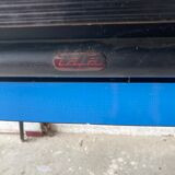 Lafa table in blue Formica