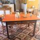 Vintage farm table formica and wood