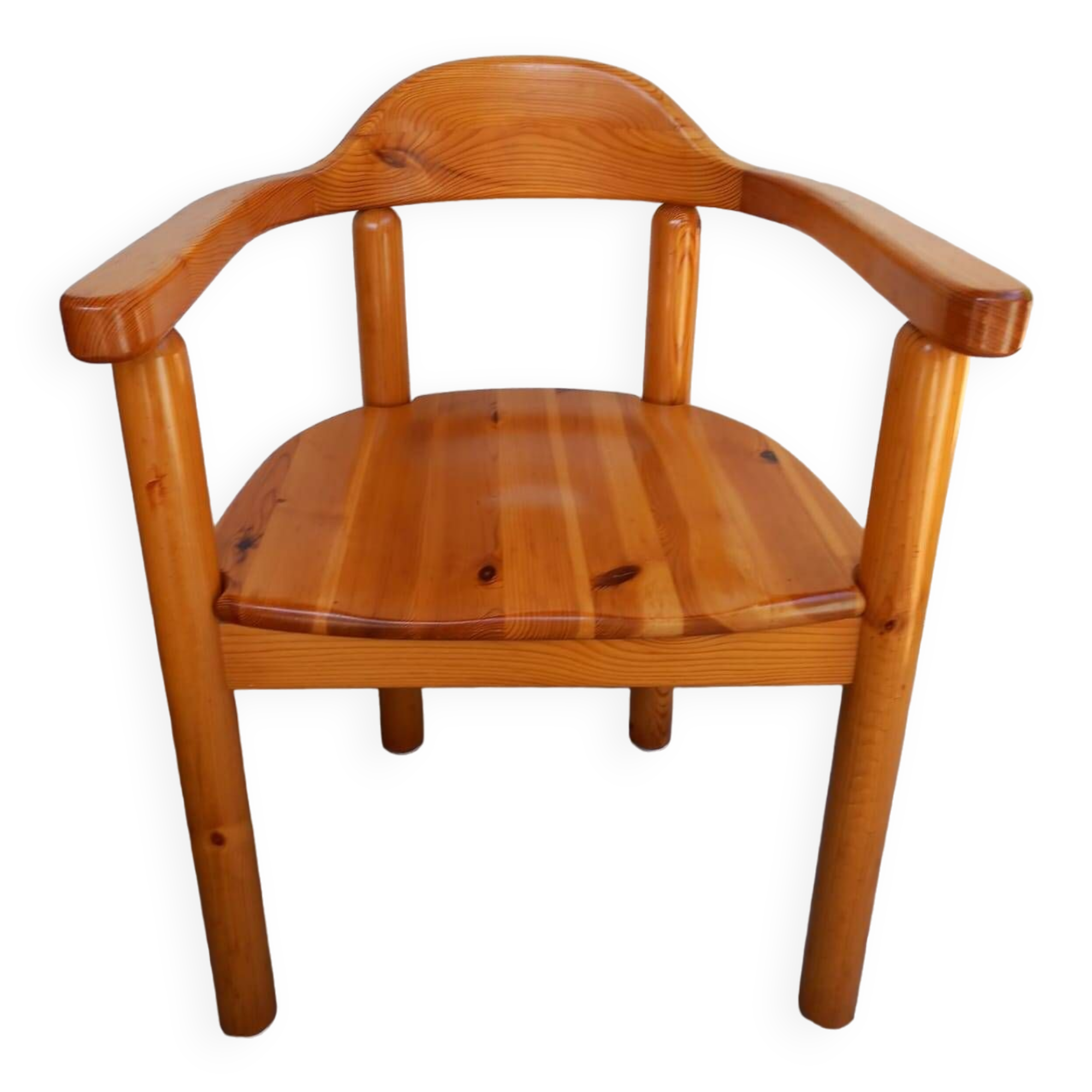 Danish pine chair from the 1980s