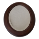 Miroir ovale bois
