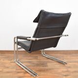 German leather lounge chair, 1970s