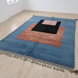 Berber rug in natural wool 3x2 m