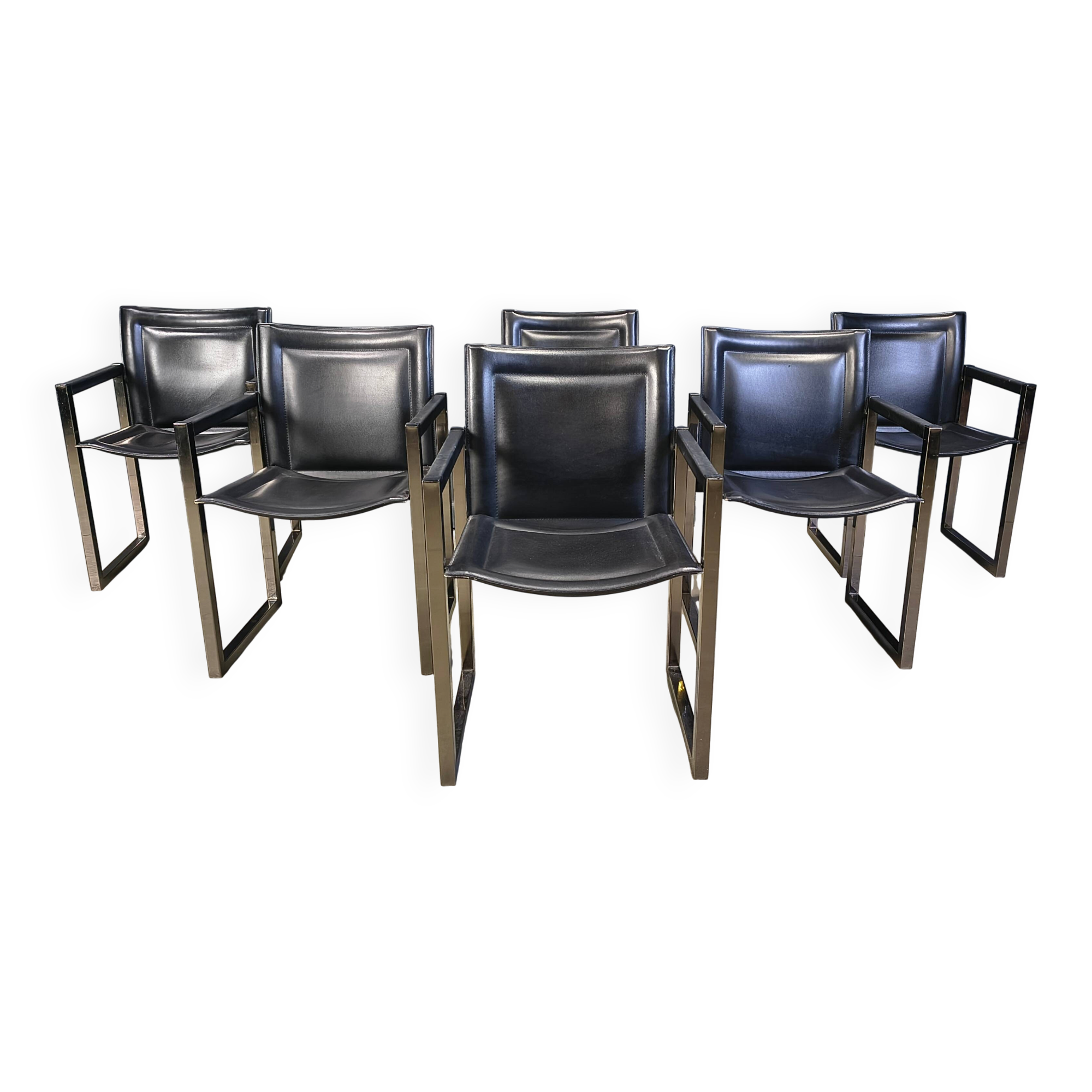 Vintage dining chairs by Arrben, 1980s