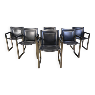 Vintage dining chairs by Arrben, 1980s