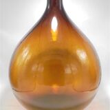Demijohn in amber glass